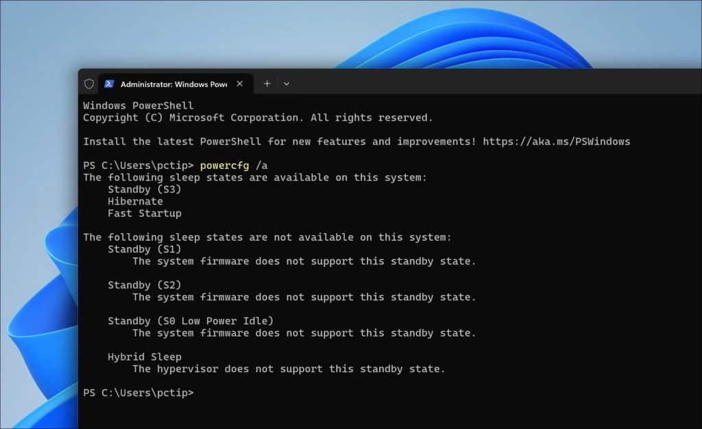 S0 Low Power Idle