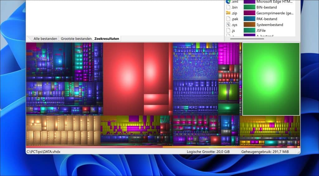 WinDirStat treemap