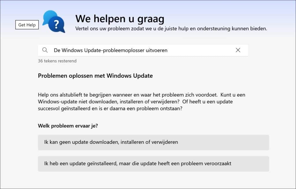 hulp vragen app