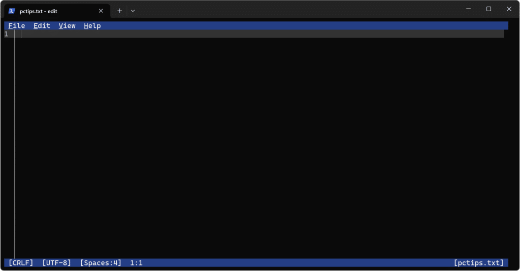 Microsoft Edit