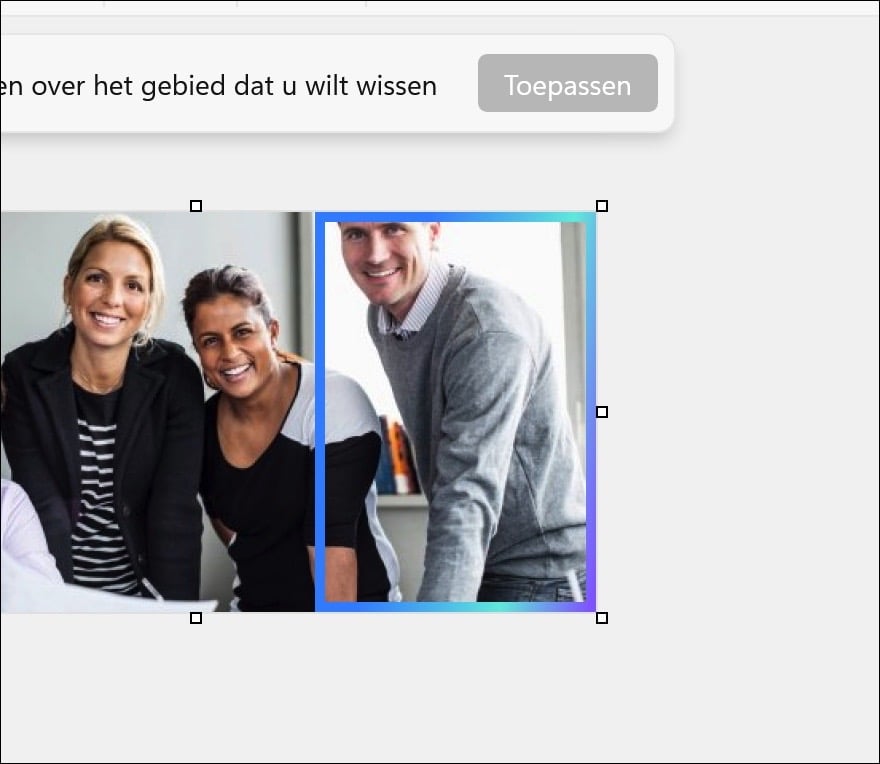 Object wordt geanalyseerd