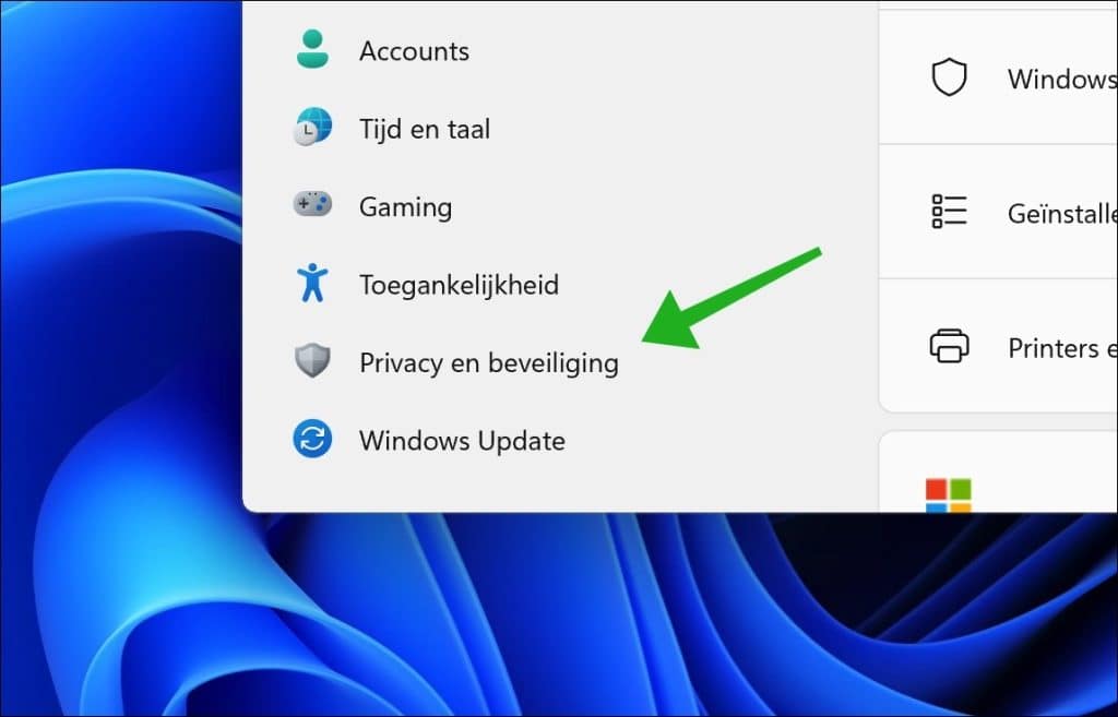 Privacy en beveiliging