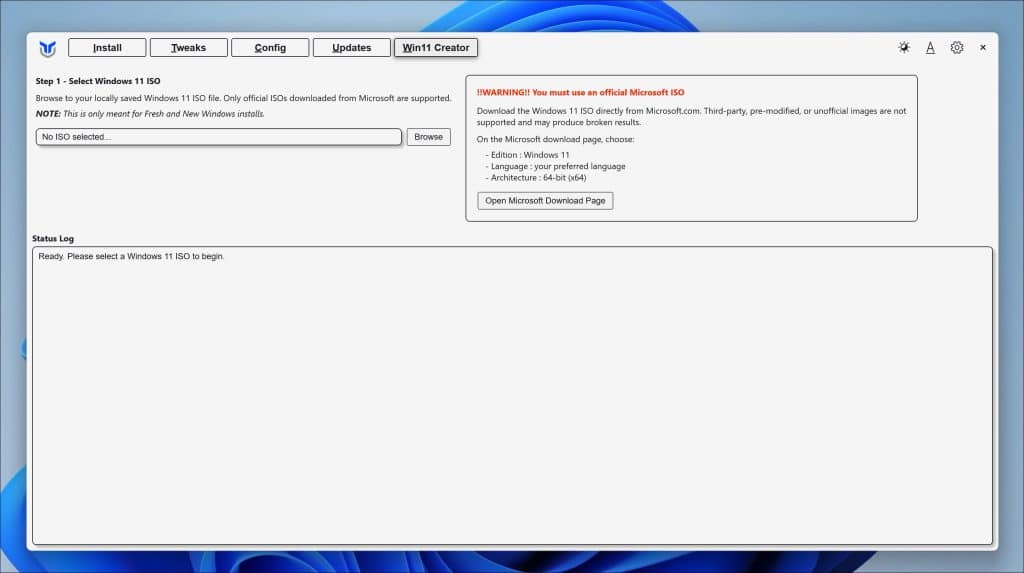 Win11 Creator