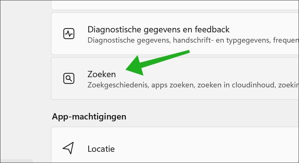 Zoeken