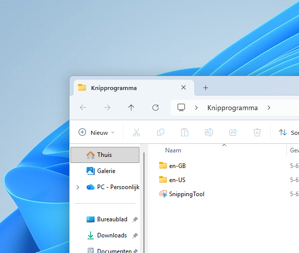 oude knipprogramma windows 11