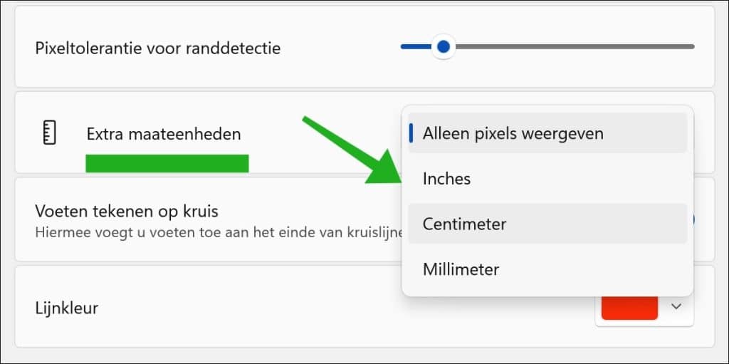 Extra maateenheden