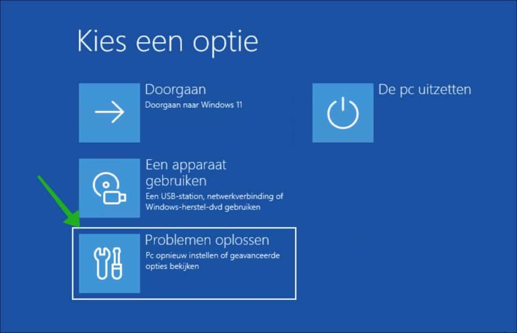 Problemen oplossen