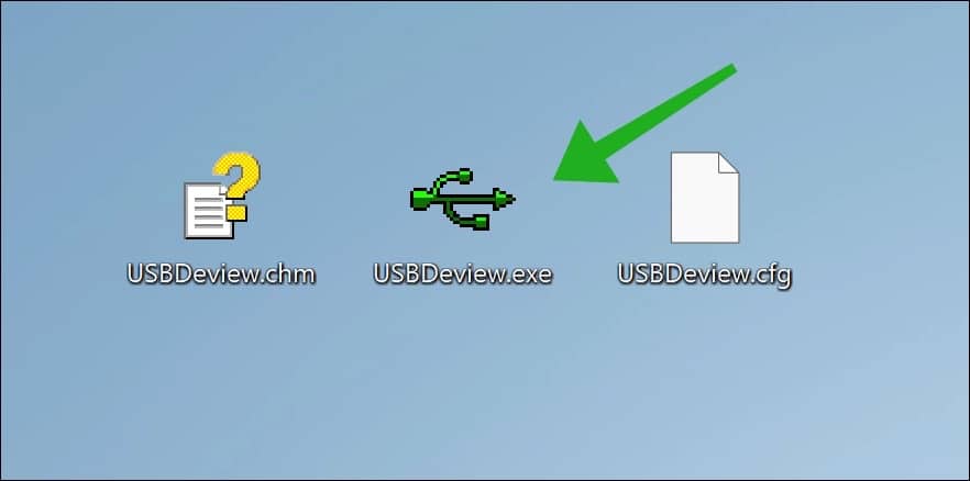 USBDView downloaden en openen