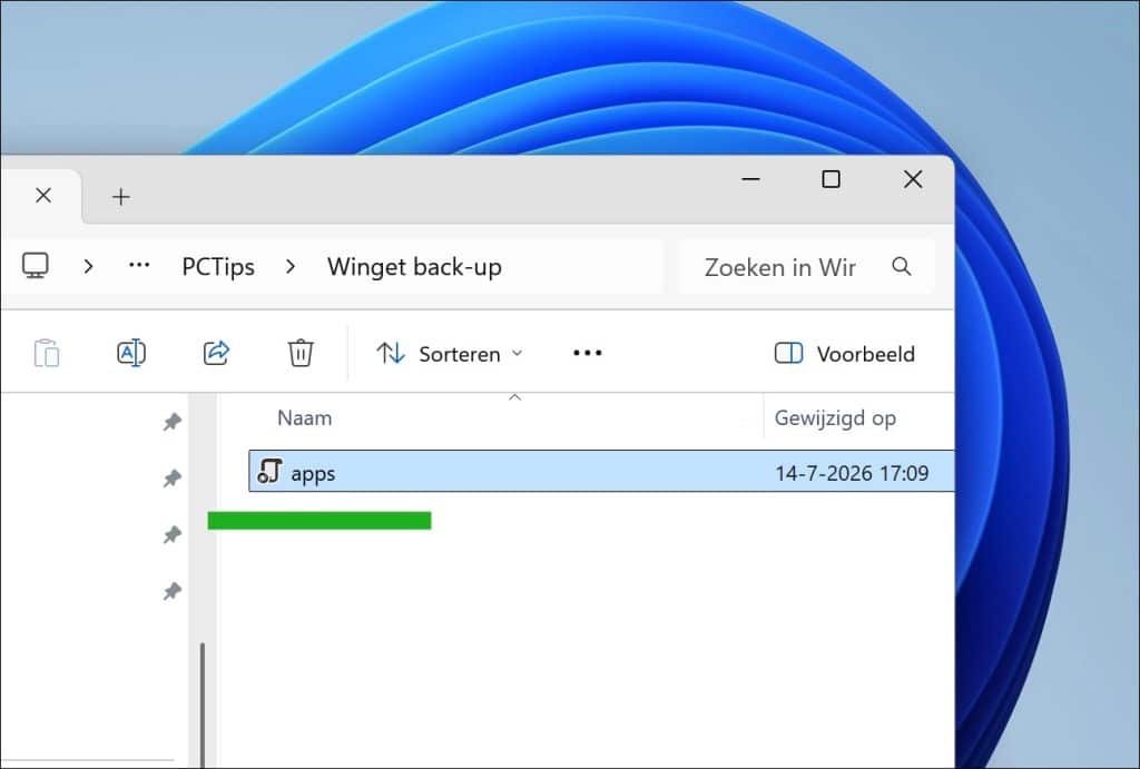 apps json bestand