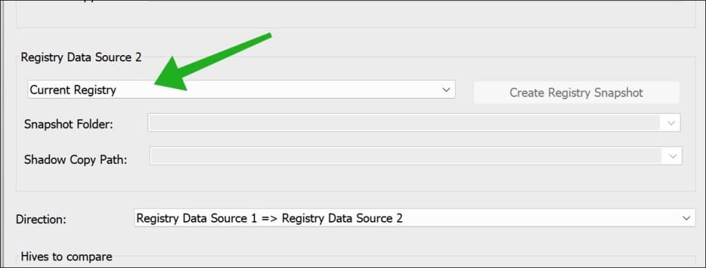Huidig register