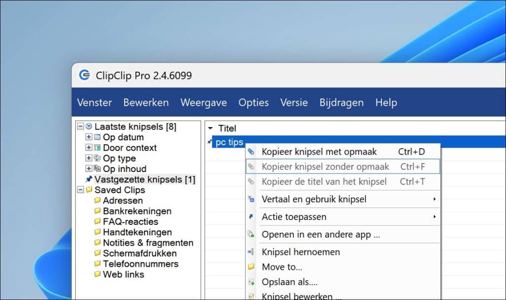 Tekst zonder opmaak plakken