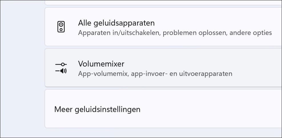 Volumemixer