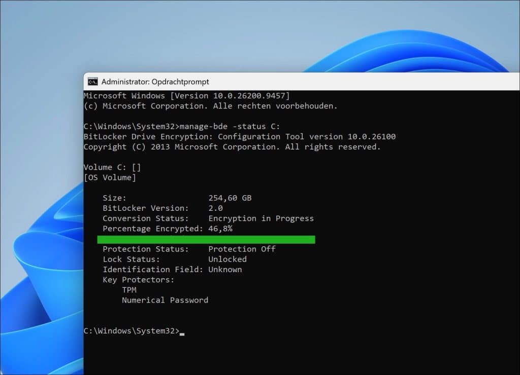 BitLocker-status controleren