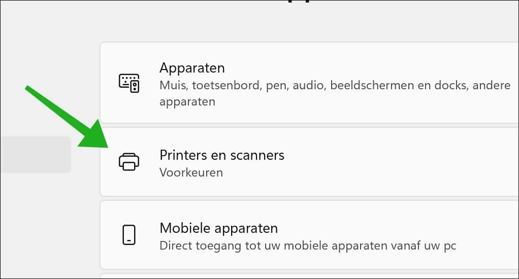 Printers en Scanners