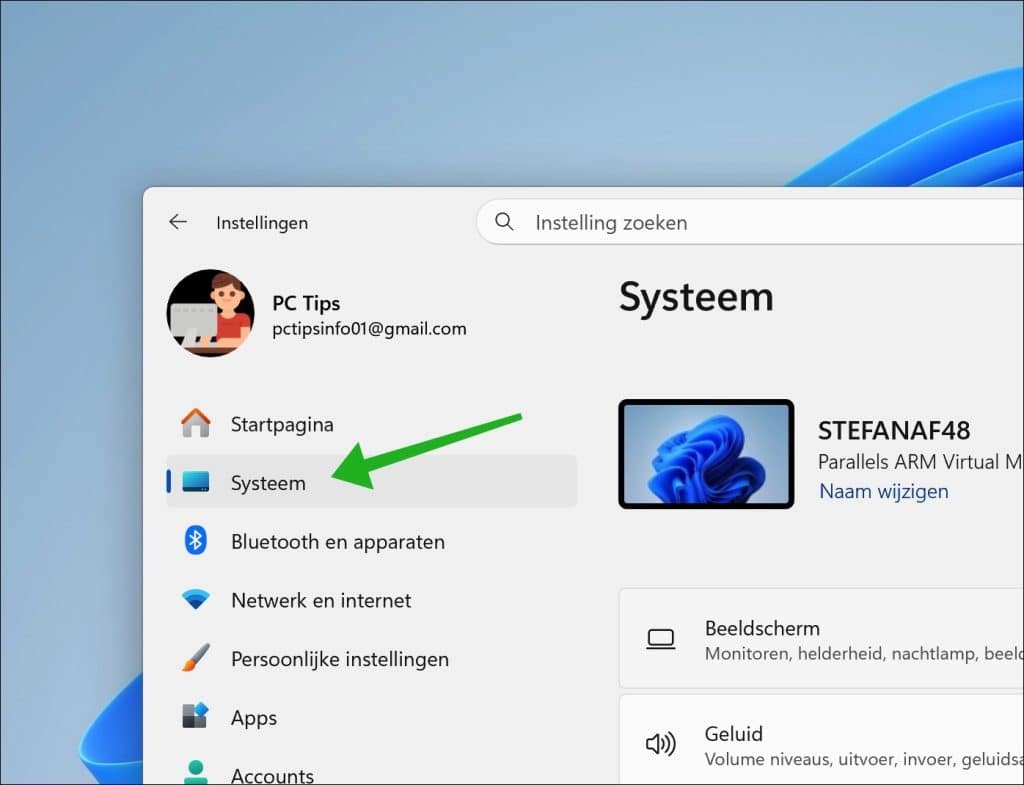 Systeem