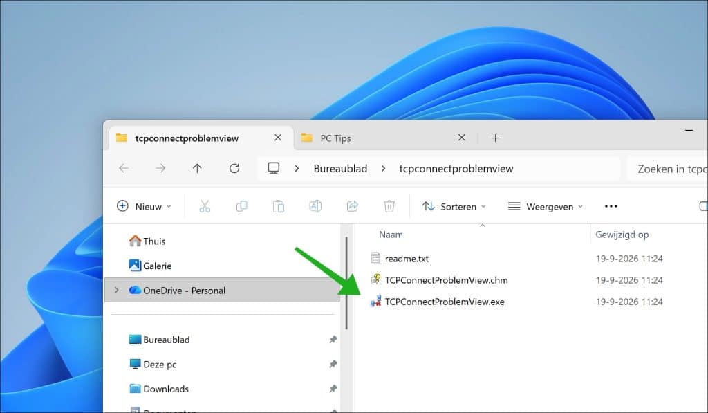 TCPConnectProblemView downloaden en openen