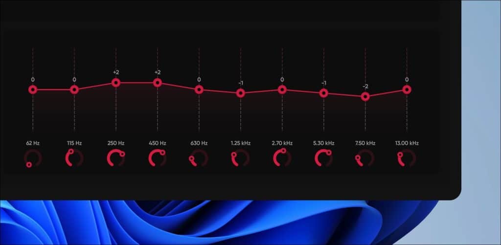 Equalizer gebruiken