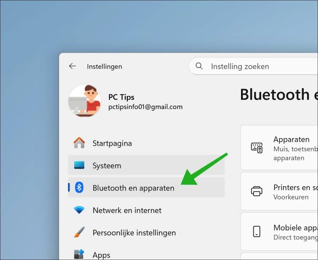 Bluetooth en apparaten