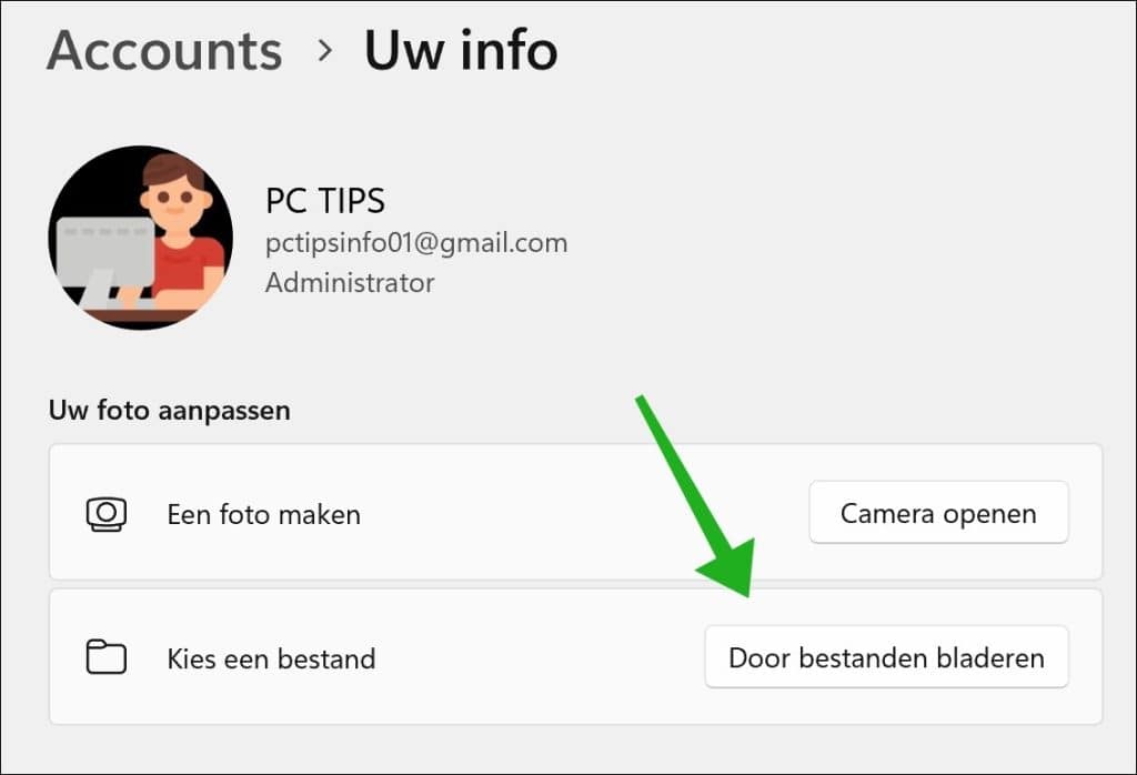 door bestanden bladeren