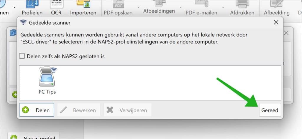 scanner keuze
